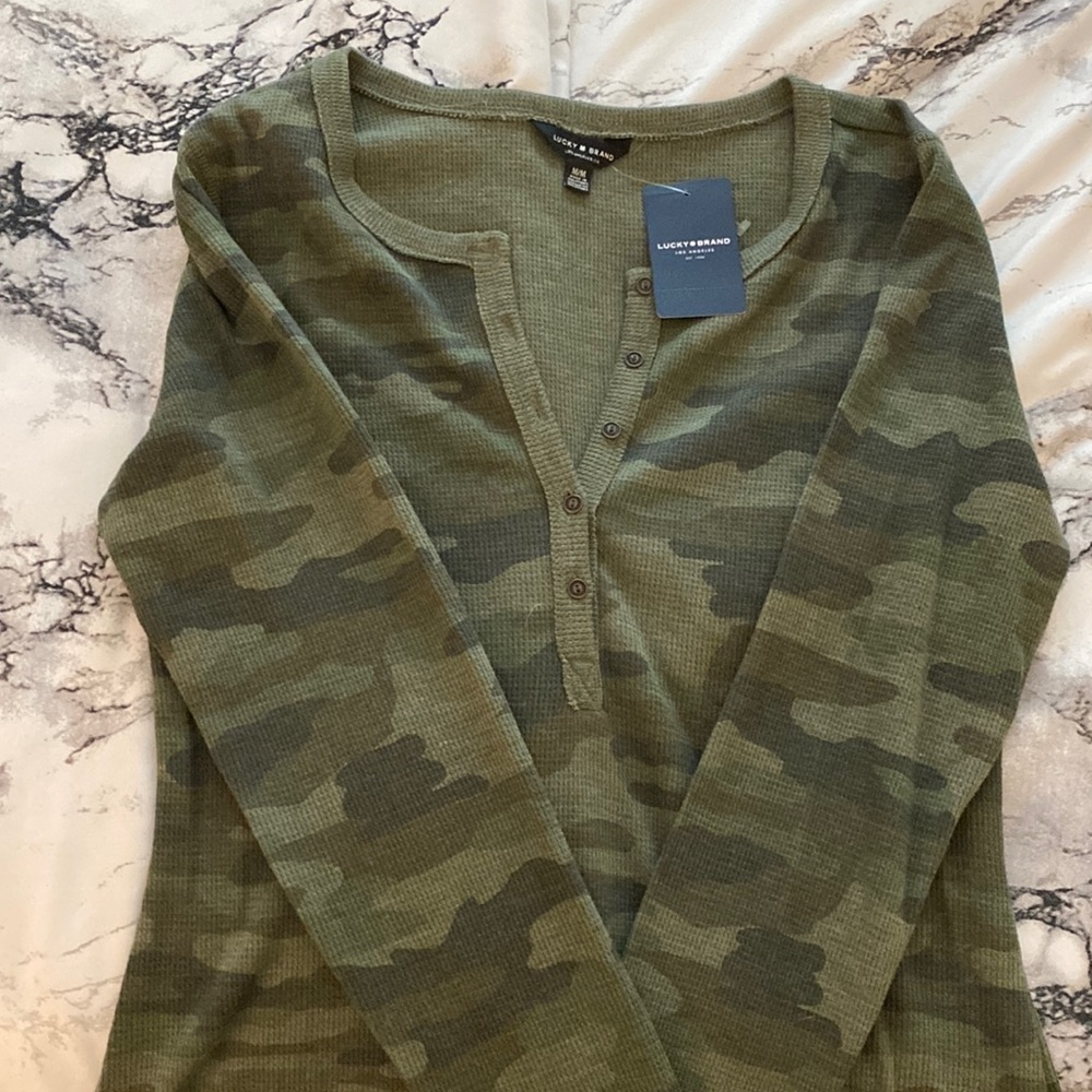 Lucky Brand camo long sleeve